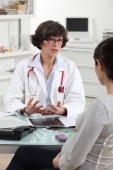 Doctor with a patient Doctor with a patient